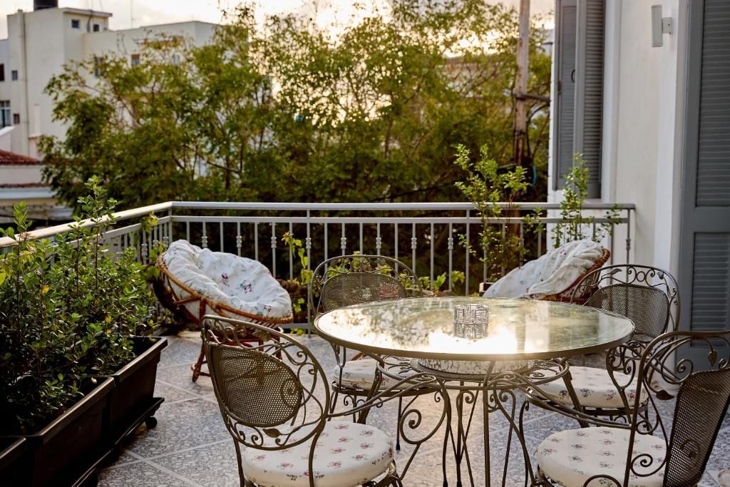 Roof terrace over the rooftops